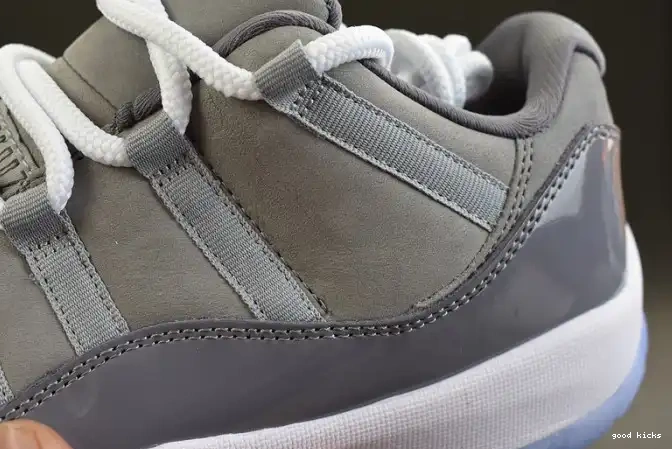 Cheap Air Grey Cool Jordan 11 Low 528895-003 0606